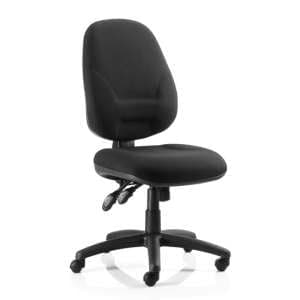 Eclipse Plus XL Office Chair In Black No Arms - UK