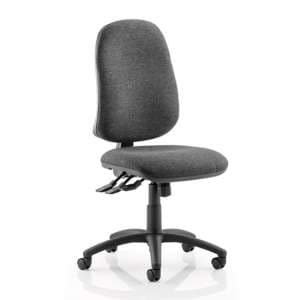 Eclipse Plus XL Office Chair In Charcoal No Arms - UK