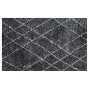 Elaina Large Fabric Upholstered Rug In Grey