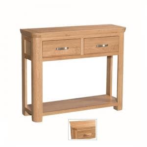 Empire Wooden Large Console Table With 2 Drawers - UK