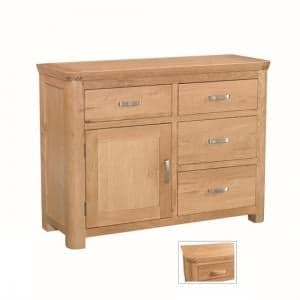 Empire Wooden Small Sideboard With 4 Drawers And 1 Door