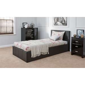 Eltham End Lift Ottoman Single Bed In Black