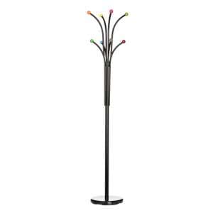 Enor Metal Coat Stand In Multi-Colour With 8 Hooks