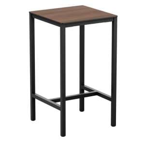 Extro Square 69cm Wooden Bar Table In New Wood - UK