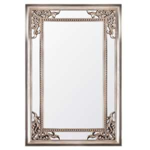 Fallon Bevelled Wall Mirror In Champagne Silver - UK
