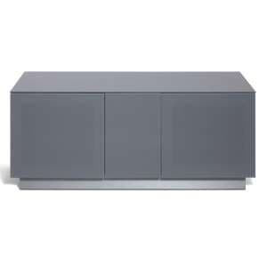 Formby Small TV Stand In Grey With Glass Door