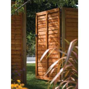Fico Traditional Dip Treated 6x3 Lap Fence Gate In Honey Brown