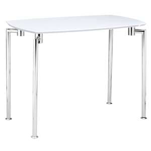 Filia High Gloss Console Table In White - UK