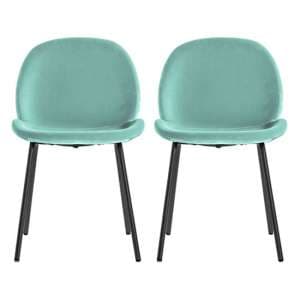 Flanaven Mint Velvet Dining Chairs In A Pair - UK