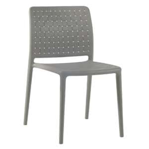 Freeya Polypropylene Side Chair In Taupe - UK