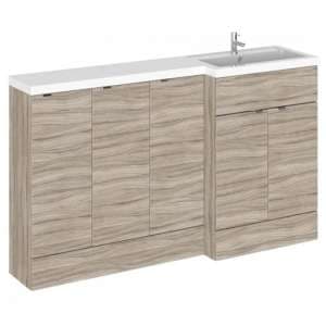 Fuji 150cm Right Handed Vanity With Base Unit In Driftwood