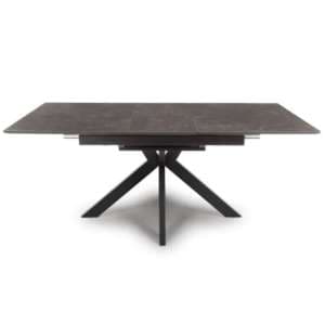 Gabri Extending Sintered Stone Dining Table Small In Brown
