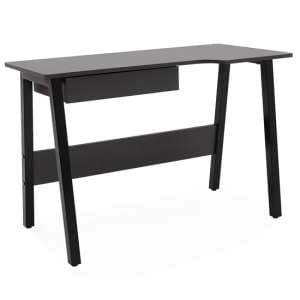 Galashiels Wooden Laptop Desk In Grey And Black - UK