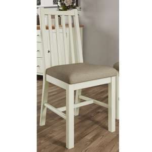 Gilford Wooden Dining Chair In White
