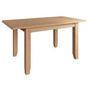 Gilford Extending 160cm Wooden Dining Table In Light Oak - UK