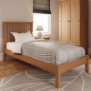 Gilford Wooden Single Bed In Light Oak