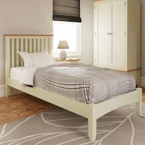 Gilford Wooden Single Bed In White