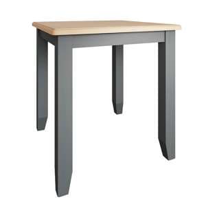 Gilford Square Wooden Dining Table In Grey