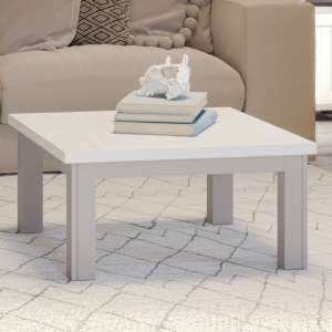Gilford Wooden Coffee Table Square In Grey - UK