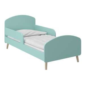 Giza Wooden Toddler Bed In Cool Mint - UK