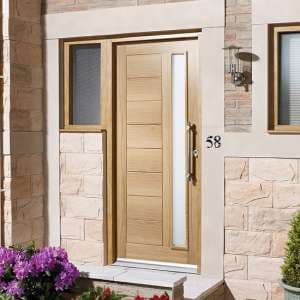 Goodwood Glazed 2032mm x 813mm External Door In Oak - UK