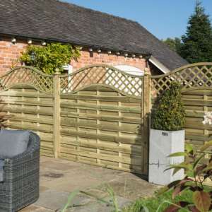 Grantham Set Of 3 Wooden 6x5 Screen In Natural Timber