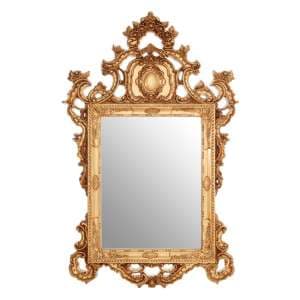 Grepoya Italianette Design Wall Mirror In Gold - UK