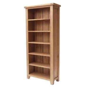 Hampshire Wooden Large Bookcase In Oak - UK