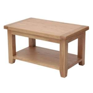 Hampshire Wooden Small Coffee Table In Oak - UK