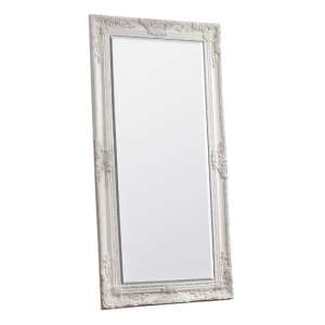Harris Bevelled Leaner Floor Mirror In Cream - UK