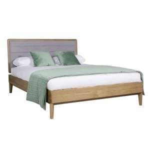 Hazel Wooden Super King Size Bed In Oak Natural