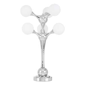 Hebou 6 Lights Table Lamp With Chrome Steel Base