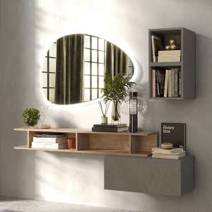 Hector Wooden Hallway Furniture Set In Clay And Cadiz - UK