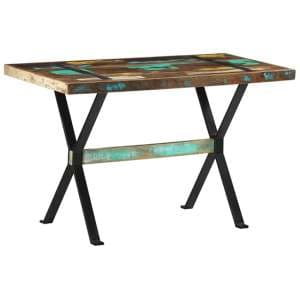 Heinz Small Solid Reclaimed Wood Dining Table In Multi-Colour