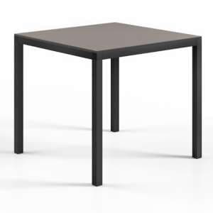 Henry Turtle Dove Dining Table Square With Anthracite Legs - UK