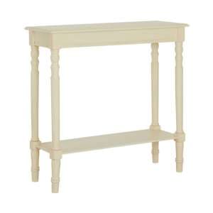 Heritox Wooden Console Table In Antique White - UK