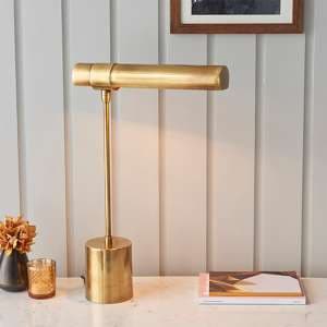 Hiero Task Table Lamp In Antique Brass - UK