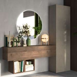 Holten Wooden Hallway Furniture Set In Clay And Mercure - UK