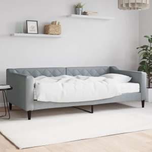Imperia Fabric Daybed In Light Grey - UK