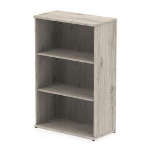 Impulse 1200mm Wooden Bookcase In Grey Oak
