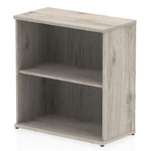 Impulse 800mm Wooden Bookcase In Grey Oak