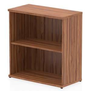 Impulse 800mm Wooden Bookcase In Walnut