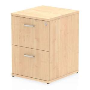 Impulse Wooden 2 Drawers Filing Cabinet In Maple