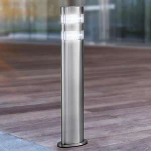 India Small LED 16 Lights Outdoor Post In Satin Silver