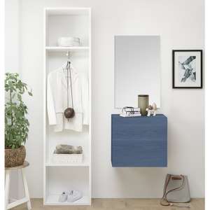 Infra Bathroom Furniture Set In White And Blue