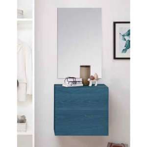 Infra Wooden Bathroom Furniture Set In Blue