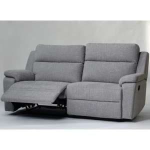 Jackson Fabric 3 Seater Recliner Sofa In Grey - UK