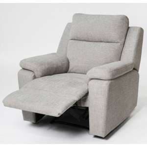 Jackson Fabric Recliner Armchair In Beige