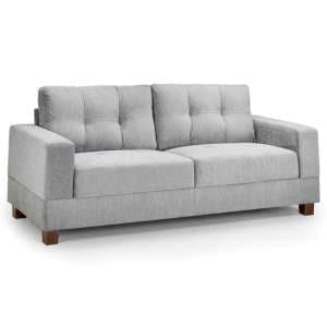 Jerri Fabric 3 Seater Sofa In Grey - UK