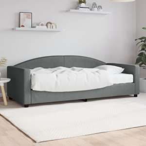 Jersey Fabric Daybed In Dark Grey - UK
